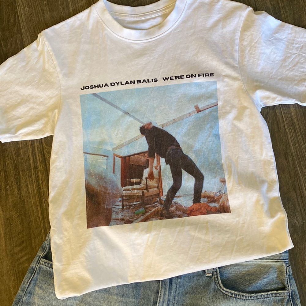 Joshua Dylan Balis Band Tee Shirt Nashville Music Screen print Graphic Small GUC